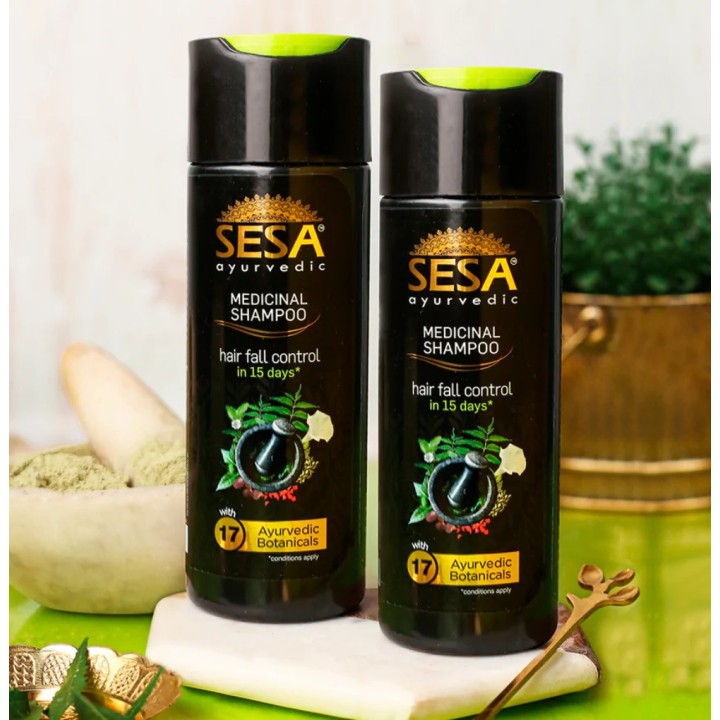 Szampon Ajurwedyjski Na Mocne Cebulki (Strong Roots Ayurvedic Shampoo) 200ml SESA