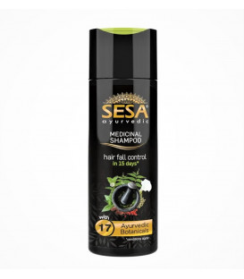 Szampon Ajurwedyjski Przeciw Wypadaniu Włosów 17 Ziół (Hair Fall Control Medical Shampoo) 200ml SESA Ayurvedic