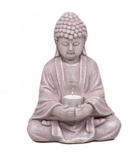 Buddha with candle holder 1020 g 20x14x28 cm