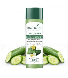 Tonik Ogórkowy z Wodą Himalajską ściągający pory skóry 120ml Biotique