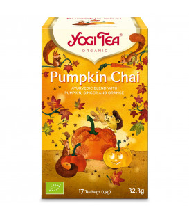 PUMPKIN CHAI Czaj z dynią BIO YOGI TEA 17x1,9 g