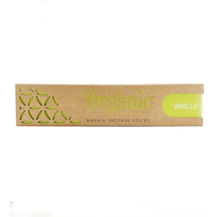 15 g. Organic Goodness Masala Incense Sticks (Set of 12) INOR15 Vanilla