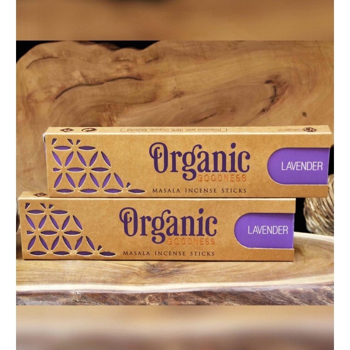 Kadzidła Masala w patyczkach - zapach LAVENDER, 15 g. Organic Goodness