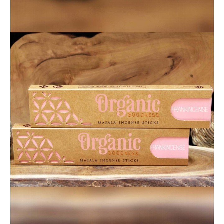 Kadzidła Masala w patyczkach - zapach FRANKINCENSE, 15 g. Organic Goodness