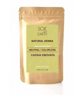 Naturalna Henna do włosów Indyjska Cassia Obovata (BEZBARWNA) 100g Soil &Earth