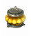 Perfumed Candle in Melon Shaped Glass White Metal Jars Precious Sandal