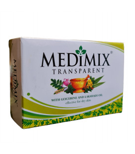 Mydełko Nawilżające z olejkiem Lakshadi Do Skóry Suchej 100 g Medimix Transparent