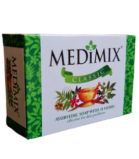 Mydełko 18 ziół do codziennej pielęgnacji skóry wrażliwej 125g Medimix Classic