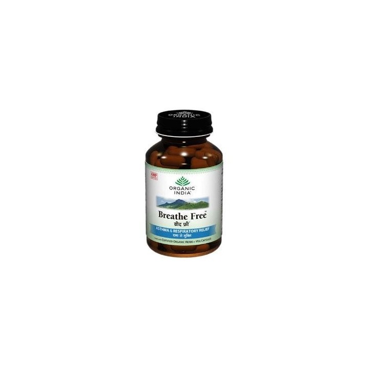 Breathe Free Organic India 60 kaps suplement diety