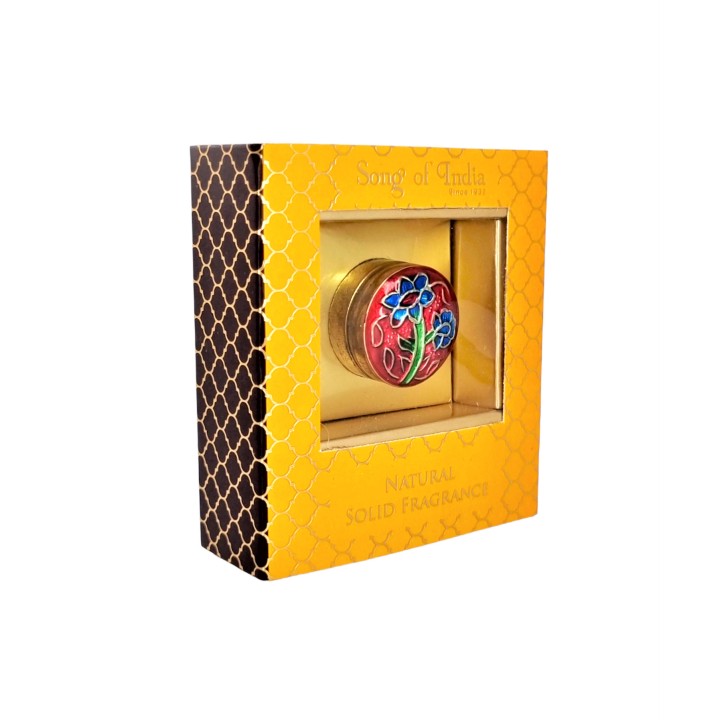 Perfumy w balsamie Sandalwood & Vetiver w mosiężnym pojemniku 4g Song Of India