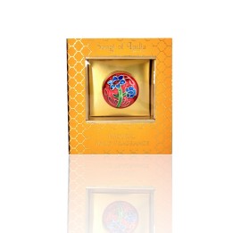 Perfumy w balsamie Sandalwood & Vetiver w mosiężnym pojemniku 4g Song Of India