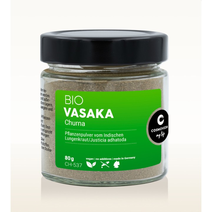 BIO Vasaka (Adhatoda vasica) Churna 80g Cosmoveda
