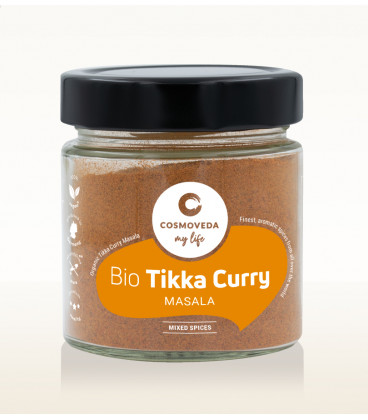 Mieszanka BIO przypraw do kurczaka Tikka Curry Masala 80g Cosmoveda