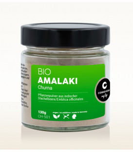 EKO Amalaki Churna 130g Cosmoveda (nowe szklane opakowanie)