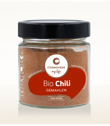 Chili ORGANICZNE w proszku 90g Cosmoveda