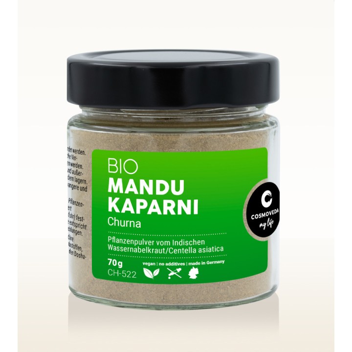 EKO Mandukaparni (Gotu Kola) Centella Asiatica Churna 70g Cosmoveda