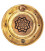 Incense burner sticks & cones lotus mandala -- 10 cm