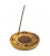 Incense burner sticks & cones lotus mandala -- 10 cm