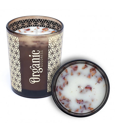 Świeca zapachowa Rose & Geranium 200g Organic Goodness