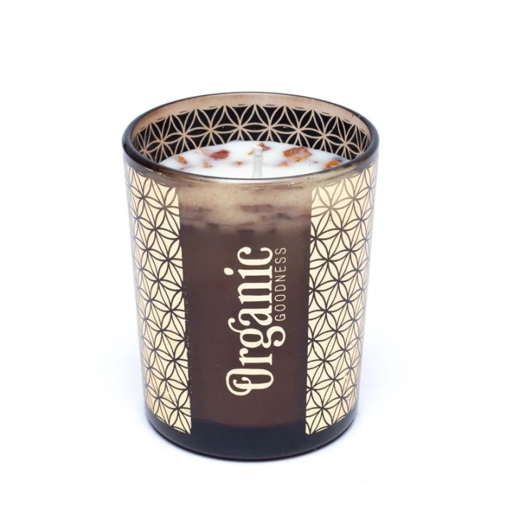 Świeca zapachowa Rose & Geranium 200g Organic Goodness