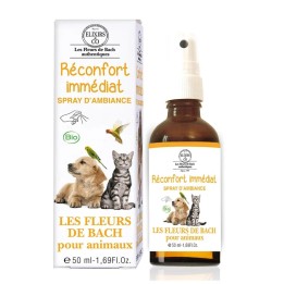 Spray BIO do pomieszczeń dla zwierząt domowych - Natychmiastowa ulga, 50 ml. Bach