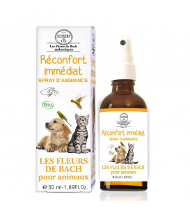 Spray BIO do pomieszczeń dla zwierząt domowych - Natychmiastowa ulga, 50 ml. Bach