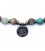 Mala amazon stone elastic with ohm -- 0.8 cm