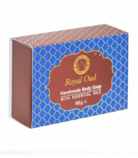 Luksusowe ręcznie robione mydło glicerynowe Royal Oud z olejkami eterycznymi 100g Song of India
