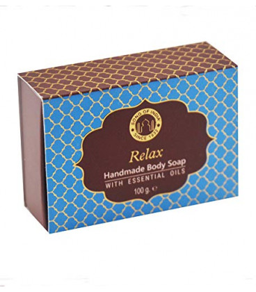 100 g. Luxurious Ayurveda Handmade Glycerin Soap with LVSOI100 Relax