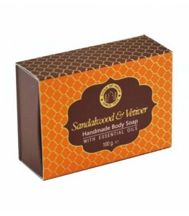 Mydło Glicerynowe z Olejkami Sandalwood Vetiver 100g Song of India