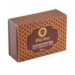 100 g. Luxurious Ayurveda Handmade Glycerin Soap with LVSOI100 Wild Rose
