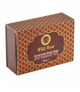 100 g. Luxurious Ayurveda Handmade Glycerin Soap with LVSOI100 Wild Rose
