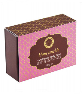 100 g. Luxurious Ayurveda Handmade Glycerin Soap with LVSOI100 Honeysuckle