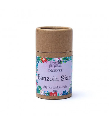 Żywica Benzoesowa Syjamska kadzidło żywiczne (szklana buteleczka z korkiem) 19 g 30 ml Flora Perpetua