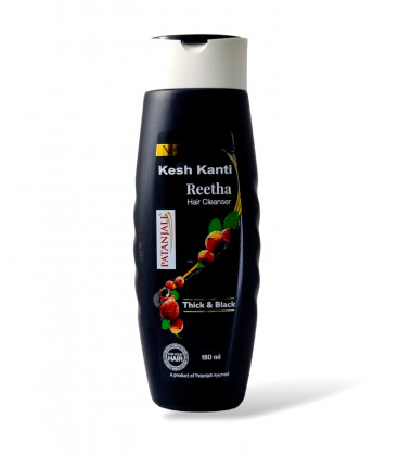 Wzmacniający Szampon Ajurwedyjski REETHA 200ml PATANJALI dla włosów przetluszczających się