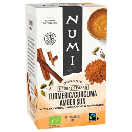 Organiczna herbata Amber Sun Turmeric Numi Tea 18 torebek