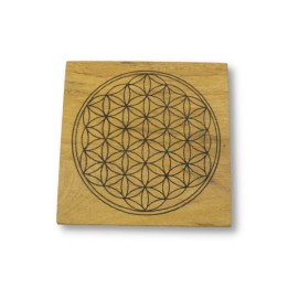 Palo Santo Charging Plate Square
