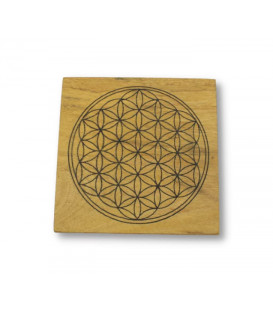 Palo Santo Charging Plate Square