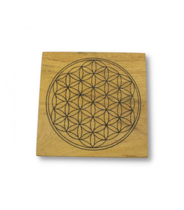 Palo Santo Charging Plate Square