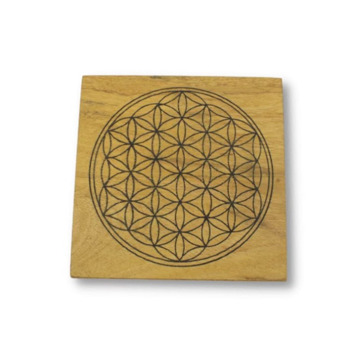 Palo Santo Charging Plate Square