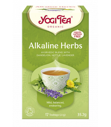 ALKALINE HERBS Zioła alkaliczne BIO YOGI TEA 17x1,8 g