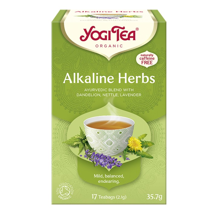ALKALINE HERBS Zioła alkaliczne BIO YOGI TEA 17x1,8 g
