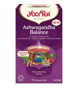 ASHWAGANDHA BALANCE Równow.z Ash. BIO YOGI TEA 17x2,0 g