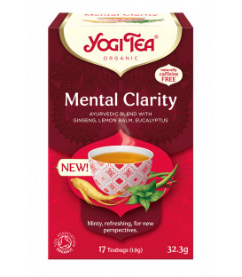 MENTAL CLARITY Jasność umysłu BIO YOGI TEA 17x1,9 g