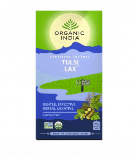 Herbata Tulsi Lax Organic India (25 torebek) - Gentle, effective herbal laxative