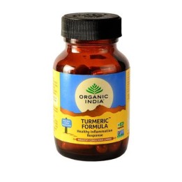Turmeric Formula (Kurkuma) Organic India 60 kapsułek - Suplement diety
