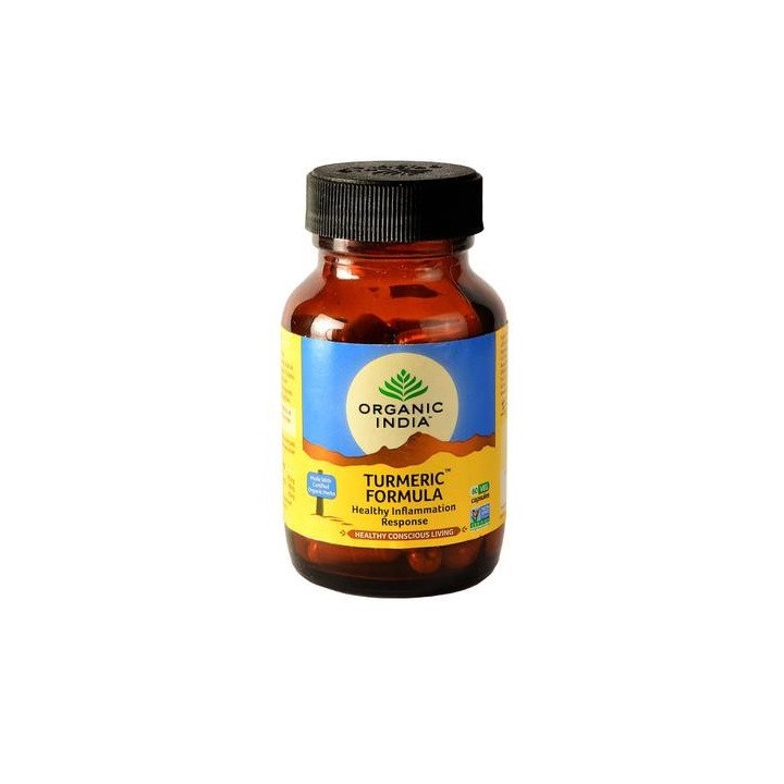 Turmeric Formula (Kurkuma) Organic India 60 kapsułek - Suplement diety