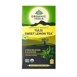 Herbata Tulsi Sweet Lemon Organic India (25 torebek)  Enriching & Enlivening
