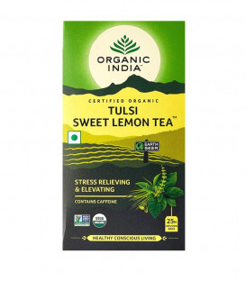 Herbata Tulsi Sweet Lemon Organic India (25 torebek)  Enriching & Enlivening