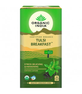 Herbata Tulsi Breakfast Organic India (25 torebek)  Enriching & Enlivening